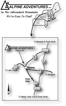 Map to our location