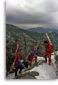 Backcountry skiing 